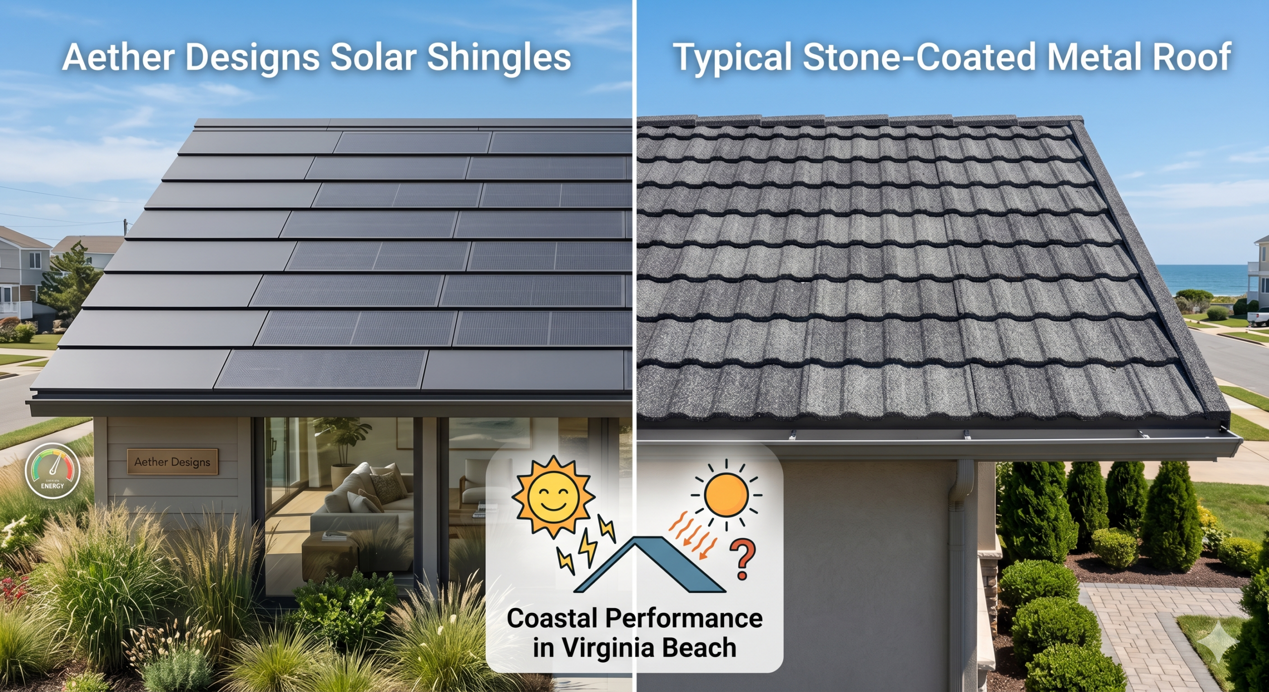 Steel Meets Solar: Why Aether Designs Shingles are Engineered to Outperform Premium Metal